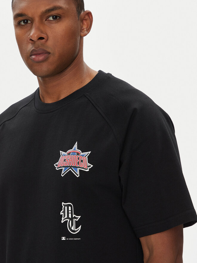 DC DC Футболка ADYKT03256 Чорний Regular Fit