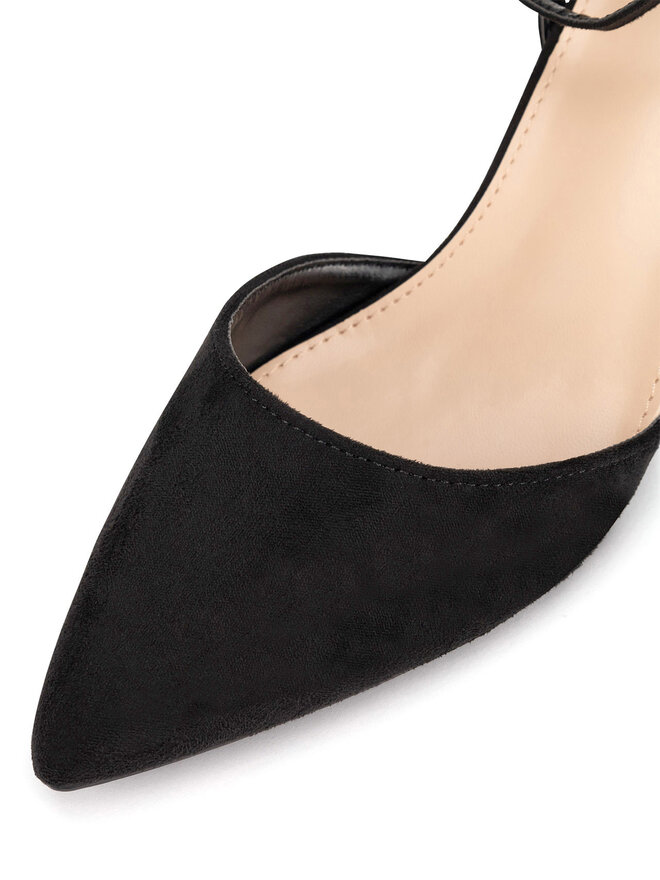DeeZee Czółenka DeeZee WSS20968-02 Czarny