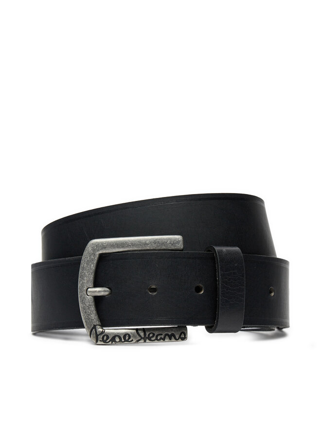 Pepe Jeans Pasek Męski Pepe Jeans Moss PM021026 Czarny