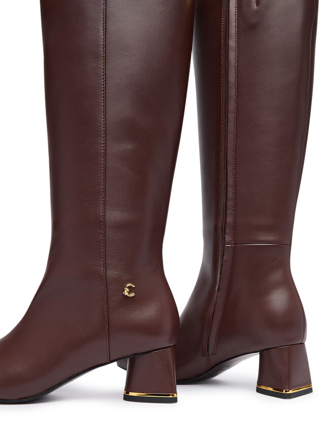 Coccinelle Stiefel Coccinelle C-Everday Smo E4 U1L 15 01 01 Dunkelrot