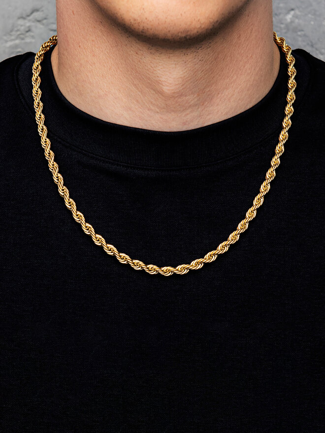 ICED STUFF Синджирче ICED STUFF Rope Златист