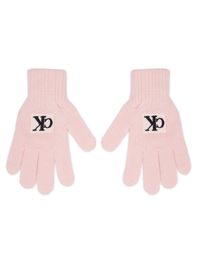 Calvin Klein Jeans Bērnu cimdi Calvin Klein Jeans Monogram IU0IU00363 Rozā