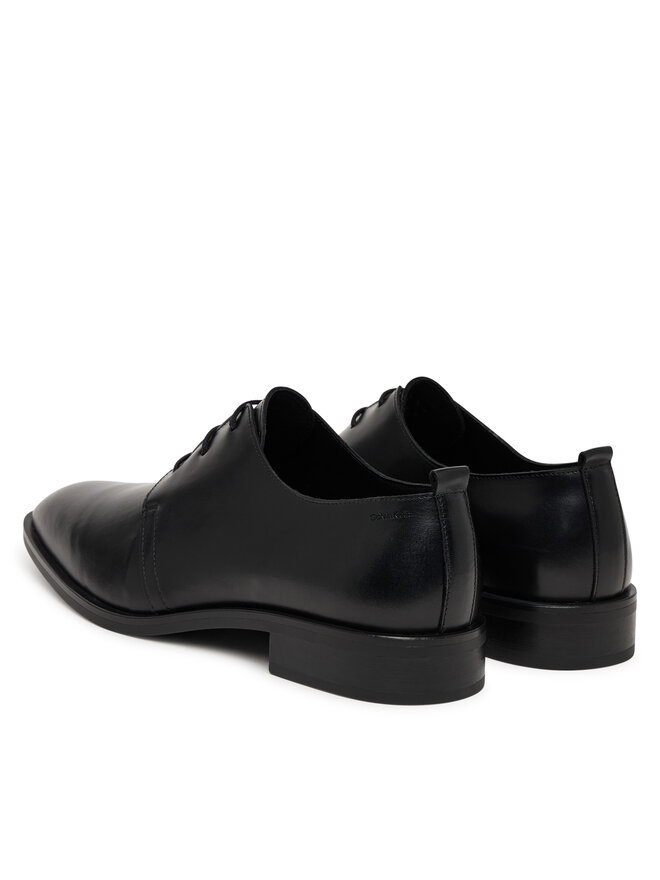 Calvin Klein Halbschuhe Calvin Klein Slim Clean Derby Lth HM0HM02004 Schwarz