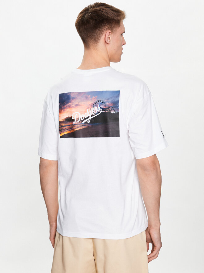 Champion Champion Marškinėliai 218923 Balta Relaxed Fit