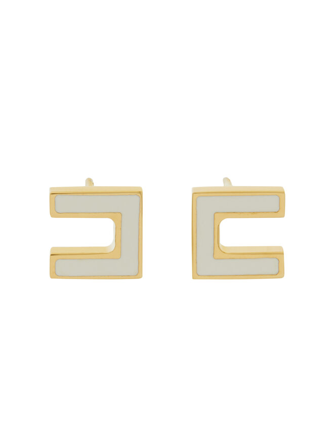 Elisabetta Franchi Ausskari Elisabetta Franchi OR-47K-51E2-V120 Balts