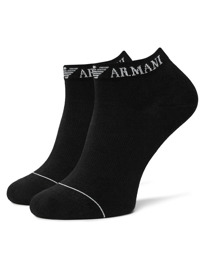 Emporio Armani 3 pár férfi bokazokni Emporio Armani EM000550 AF12276 MC061 Fekete