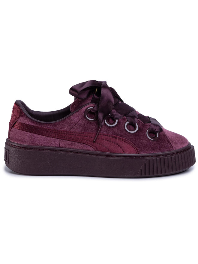 Sneakers Puma Platform Kiss Velvet Wn s 367021 03 Violet chaussures