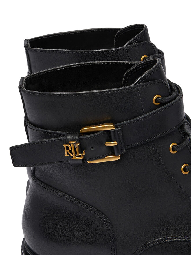 LAUREN RALPH LAUREN Schnürschuhe LAUREN RALPH LAUREN Allyson Logo Bo Bte 802P12046001 Schwarz