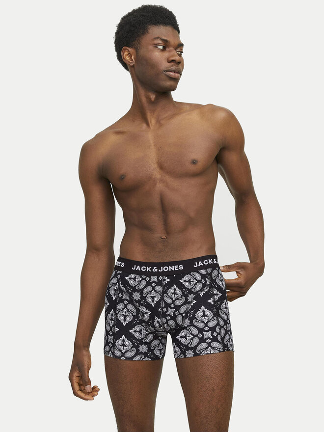 Jack&Jones Jack&Jones Σετ μποξεράκια 3 τμχ Paris 12259575 Μαύρο