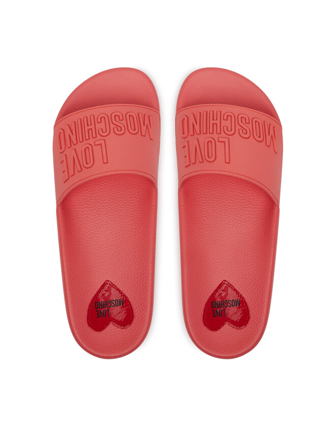 LOVE MOSCHINO Şlapi LOVE MOSCHINO JA28052G0MI15502 Roz