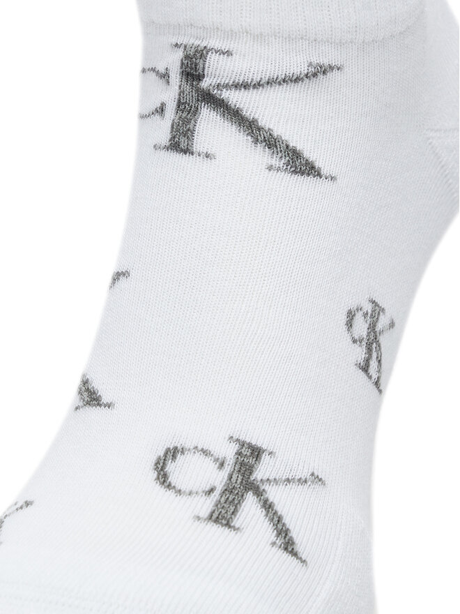 Calvin Klein Jeans Set di 2 paia di calzini corti da uomo Calvin Klein Jeans 701229459 Bianco