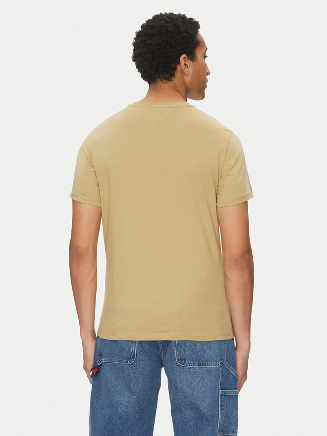 Tommy Jeans Tommy Jeans Футболка Essential DM0DM20740 Бежевий Slim Fit