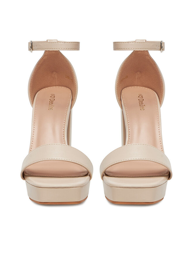 DeeZee Sandalen DeeZee LE601-19 Écru