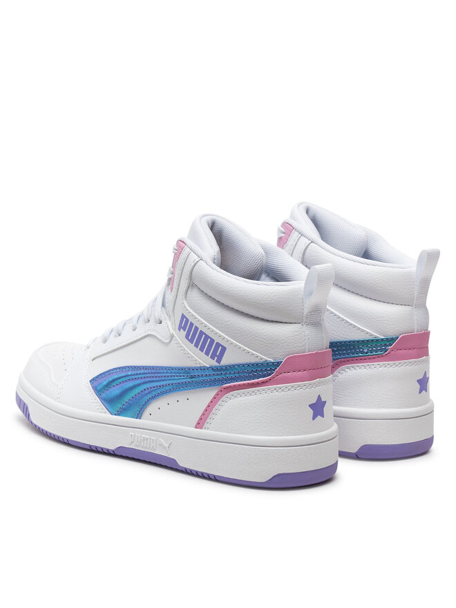 Puma Snīkeri Puma Rebound V6 Mid Bouncy Sky Jr 398725 01 Balts