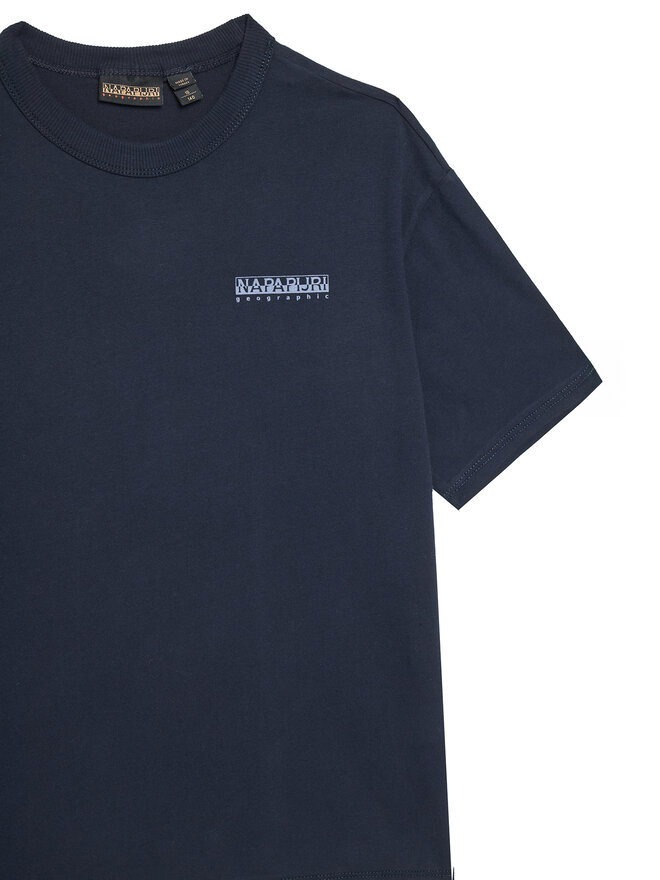 Napapijri Napapijri T-shirt S-Ahr NP0A88ZO D Tamnoplava Regular Fit