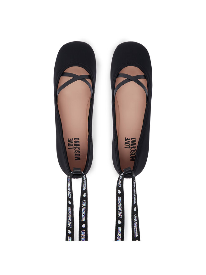 LOVE MOSCHINO Балетки LOVE MOSCHINO JA11141G1PIM0000 Чорний