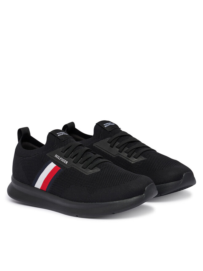 Tommy Hilfiger Sneakers Tommy Hilfiger Lightweight Knitted Runner FM0FM05756 Schwarz