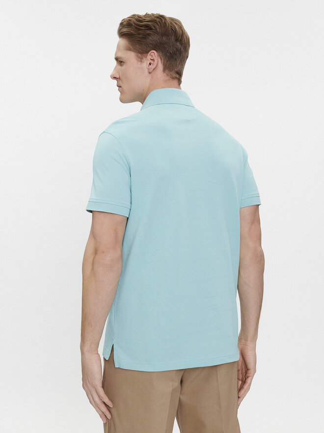 Tommy Hilfiger Tommy Hilfiger Поло 1985 MW0MW17771 Голубий Slim Fit