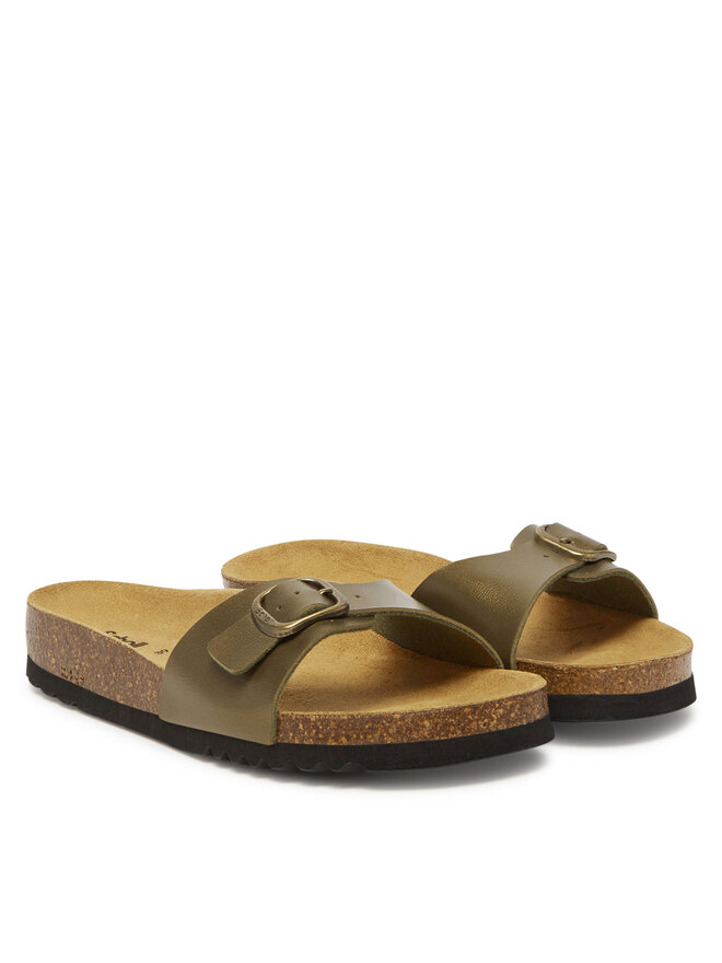 Scholl Pantoletten Scholl Estelle F32157 Khakifarben