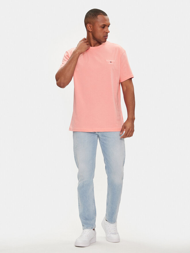 Tommy Jeans Tommy Jeans Camiseta DM0DM18872 Rosa Regular Fit