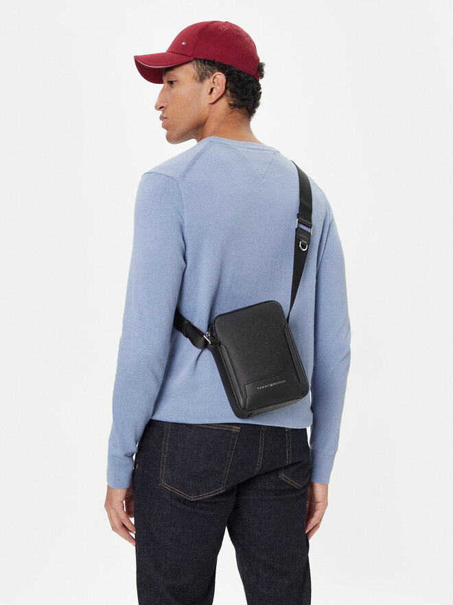 Tommy Hilfiger Borsellino Tommy Hilfiger Th Modern Mini Reporter AM0AM13638 Nero