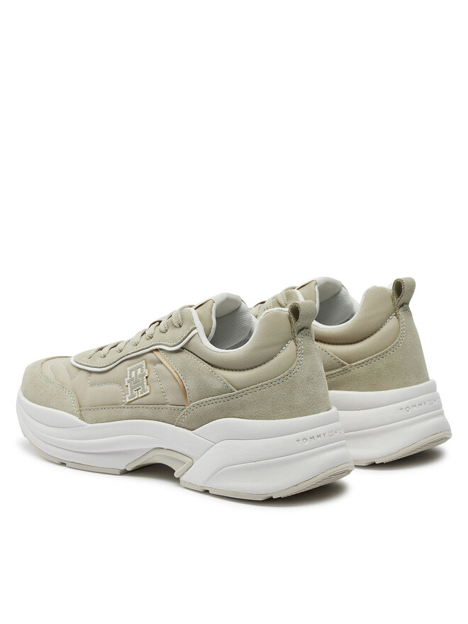 Tommy Hilfiger Sneakers Tommy Hilfiger Chunky Runner Ventile FW0FW08036 Beige