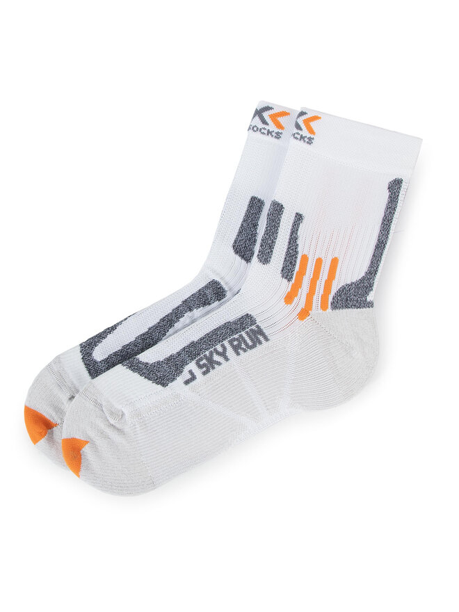 X-Socks Augstas unisex zeķes X-Socks Running Sky Run 2.0 X020433 Balts