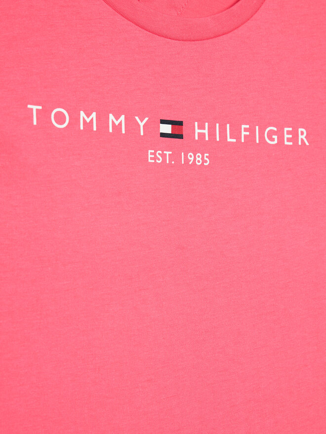 Tommy Hilfiger Tommy Hilfiger Marškinėliai Essential Tee KG0KG05242 D Rožinė Regular Fit