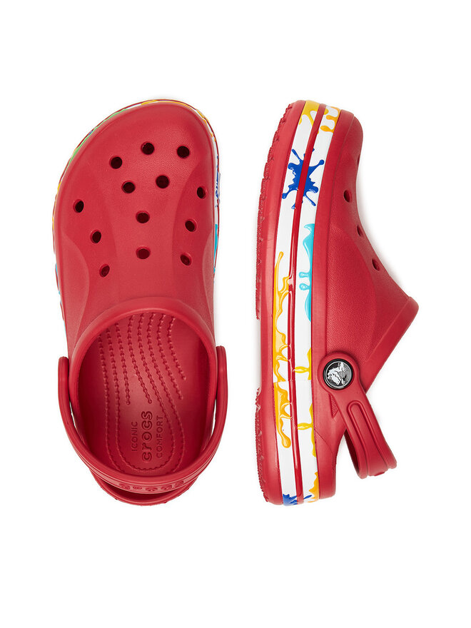 Crocs Klapki Crocs C-BAYABAND CLOG K 211682-6EN Czerwony