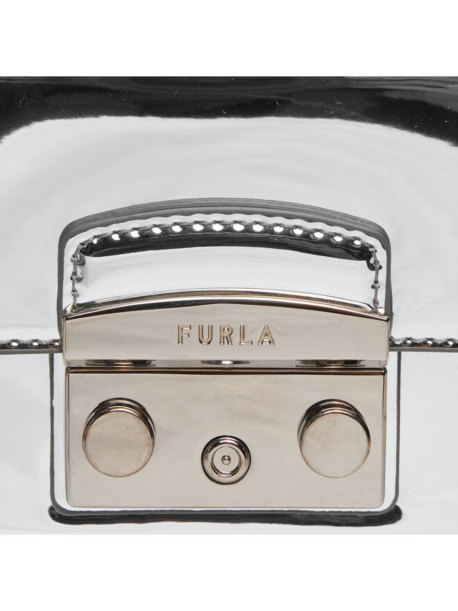 Furla Handtasche Furla Metropolis Mini Crossbody WB00828-BX2052-Y3000-1057 Silberfarben