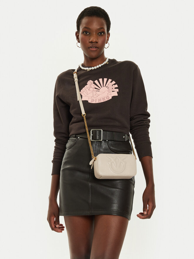 PINKO Сумка PINKO Pelle Bottalata 103799 Écru