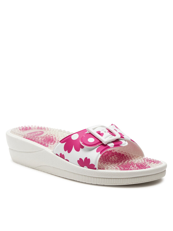 Mules sandales de bain Scholl New Massage F29960 Blanc chaussures