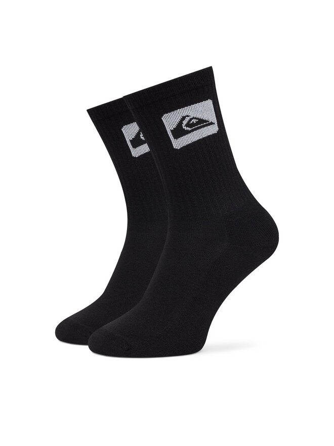 Quiksilver Σετ 5 ζευγάρια ψηλές κάλτσες unisex Quiksilver EQYAA04066 Μαύρο