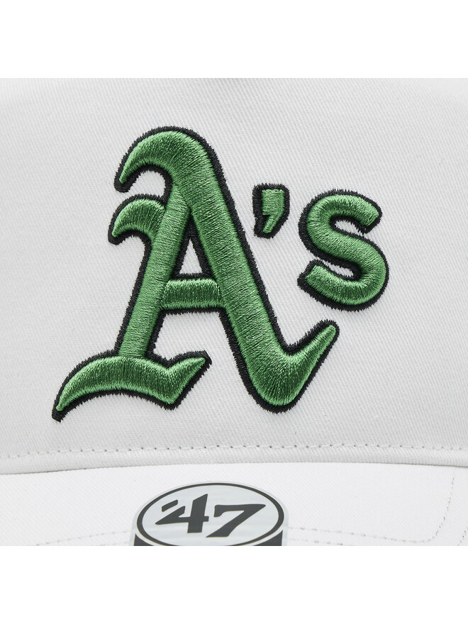 47 Brand Kšiltovka 47 Brand Mlb Oakland Athletics Sure Shot ’47 Hitch BCPTN-SRSHT18GWP-WH00 Bílá