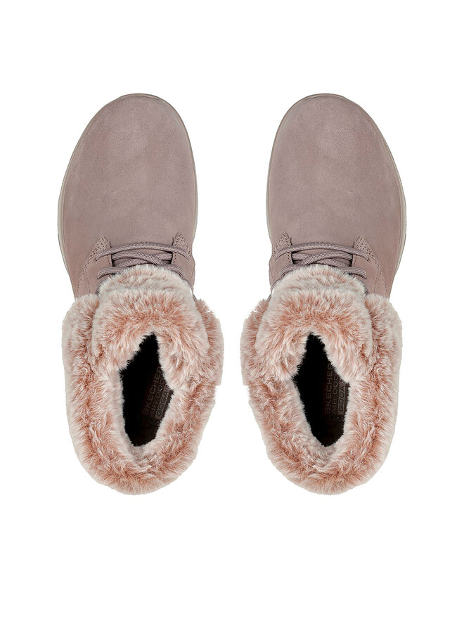Skechers Черевики Skechers On-The-Go Joy Plush Dreams 144042/DKTP Коричневий
