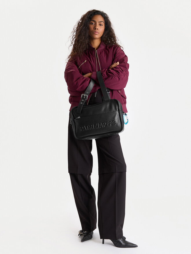 Patrizia Pepe Ročna torba Patrizia Pepe 2B0125/L113F Črna