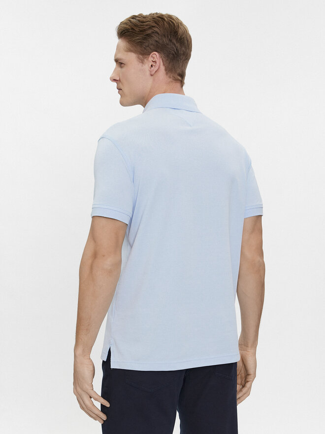 Tommy Hilfiger Tommy Hilfiger Pólóing 1985 MW0MW17771 Kék Slim Fit