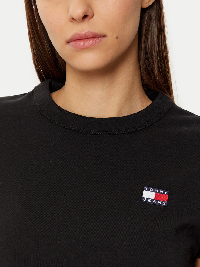 Tommy Jeans Tommy Jeans Marškinėliai DW0DW20153 Juoda Regular Fit