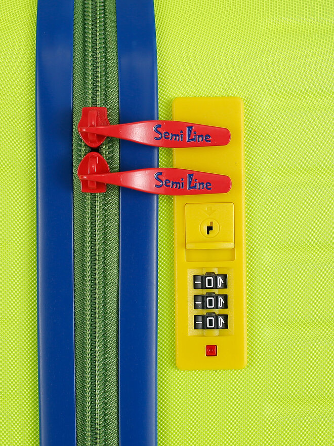 Semi Line Mittlerer Koffer Semi Line T5939-2 Grün