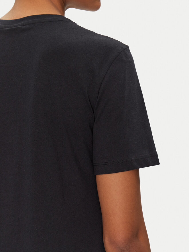 Vila Vila Camiseta Sybil 14108062 Negro Regular Fit