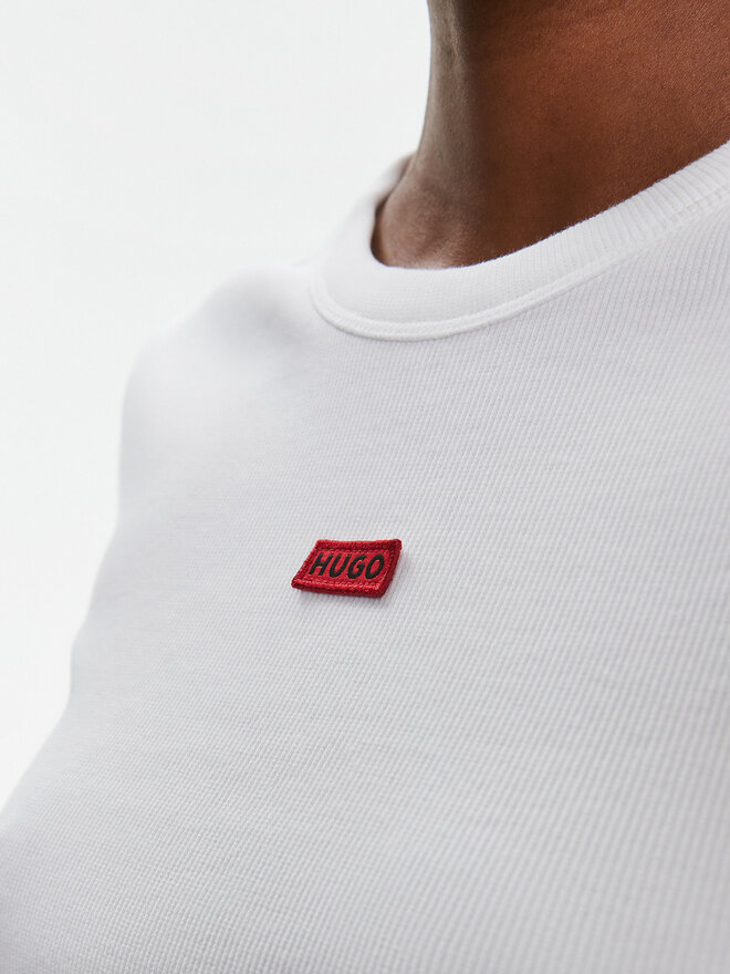 HUGO HUGO Camiseta Deluisa_1 50508636 Blanco Slim Fit