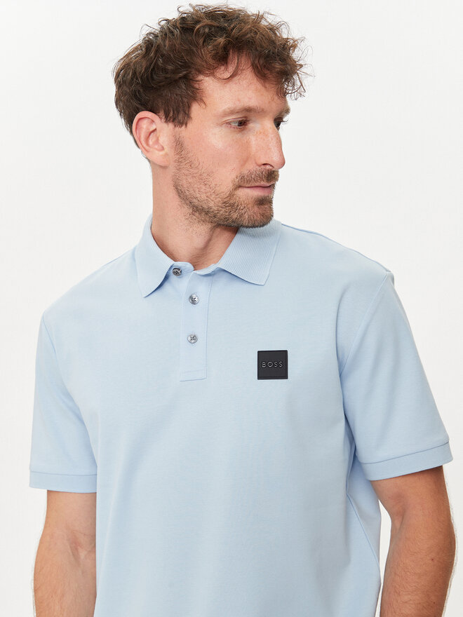 BOSS Boss Poloshirt Parlay 143 50515596 Himmelblau Regular Fit