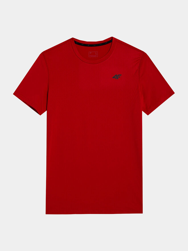 4F 4F Póló 4FWSS24TFTSM598 Piros Regular Fit