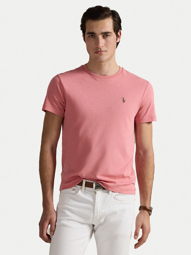 Polo Ralph Lauren Polo Ralph Lauren Футболка 710740727096 Рожевий Custom Slim Fit