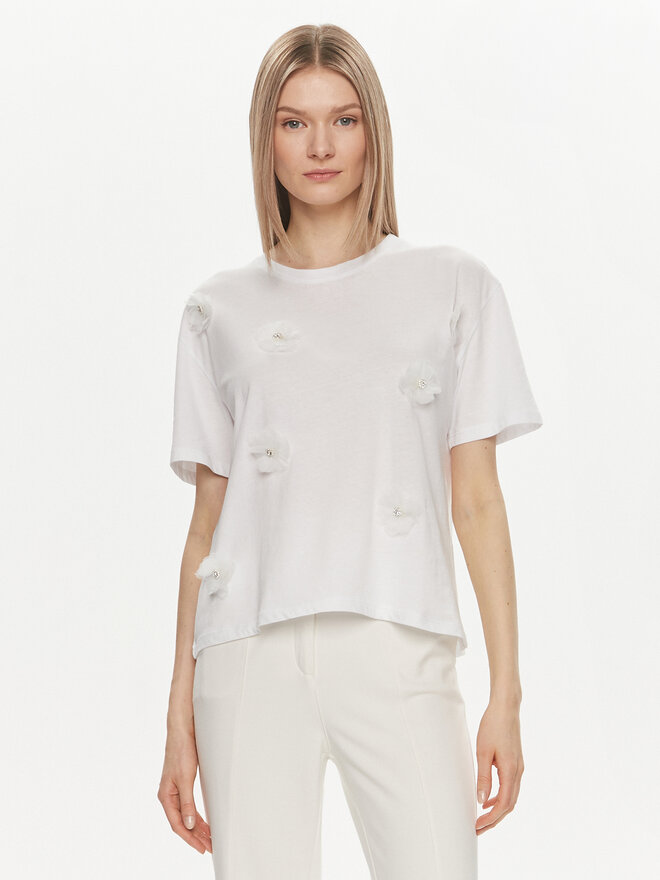 Kontatto Kontatto T-Shirt SH516 Weiß Regular Fit