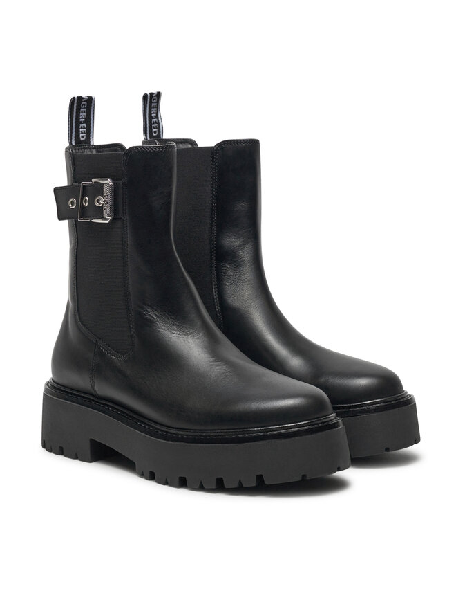 KARL LAGERFELD Боти тип челси KARL LAGERFELD KL43460 Черен