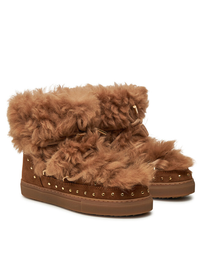 Inuikii Schneeschuhe Inuikii Long Curly 75202-051 Braun