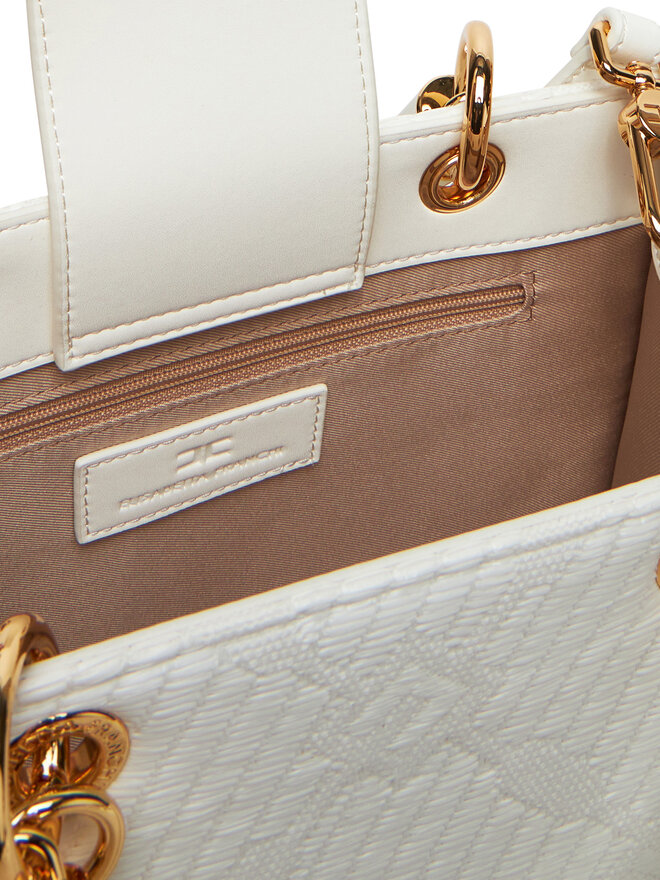 Elisabetta Franchi Geantă Elisabetta Franchi BS13A51E2 360 Alb