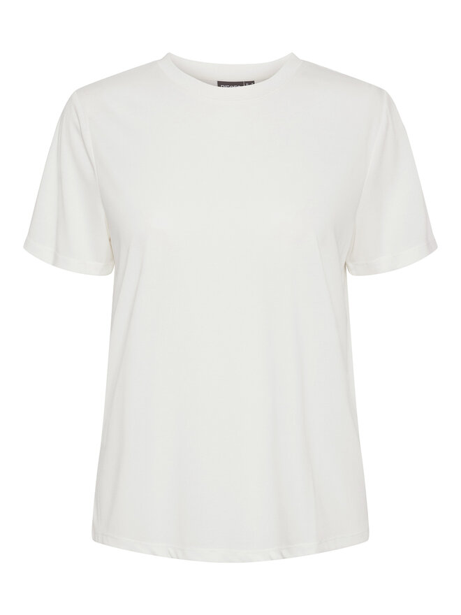Pieces Pieces Marškinėliai Anora 17148789 Balta Regular Fit