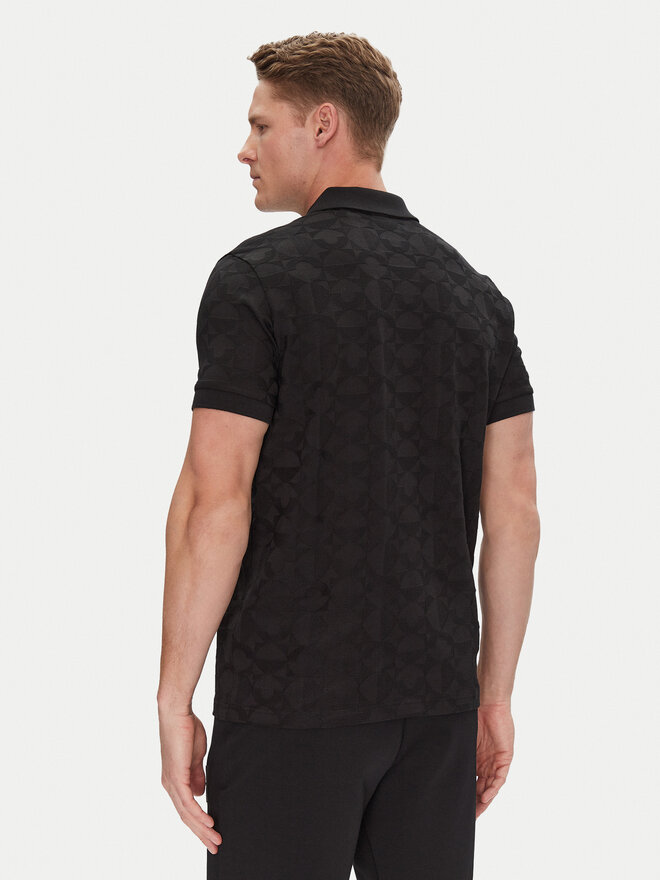 BOSS BOSS Poloshirt Pirax 50538191 Schwarz Relaxed Fit